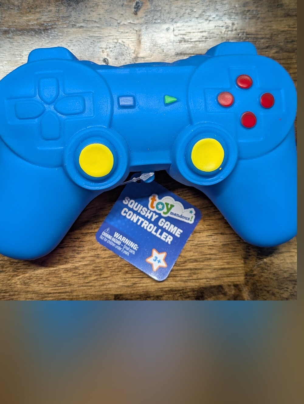 Toymendous! Blue Squishy Video Game Controller Stress Toy